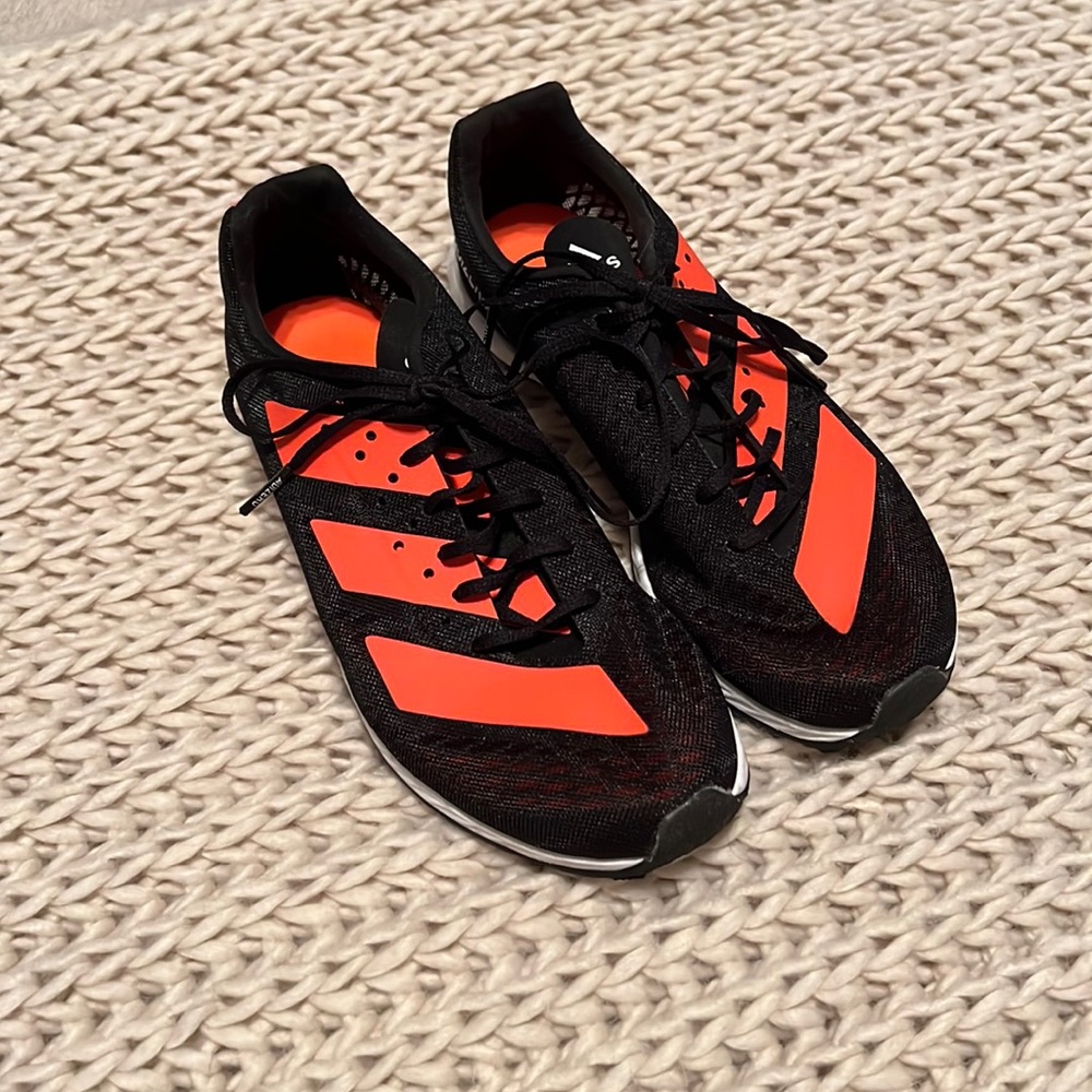Adidas track shoes with spikes -size 5